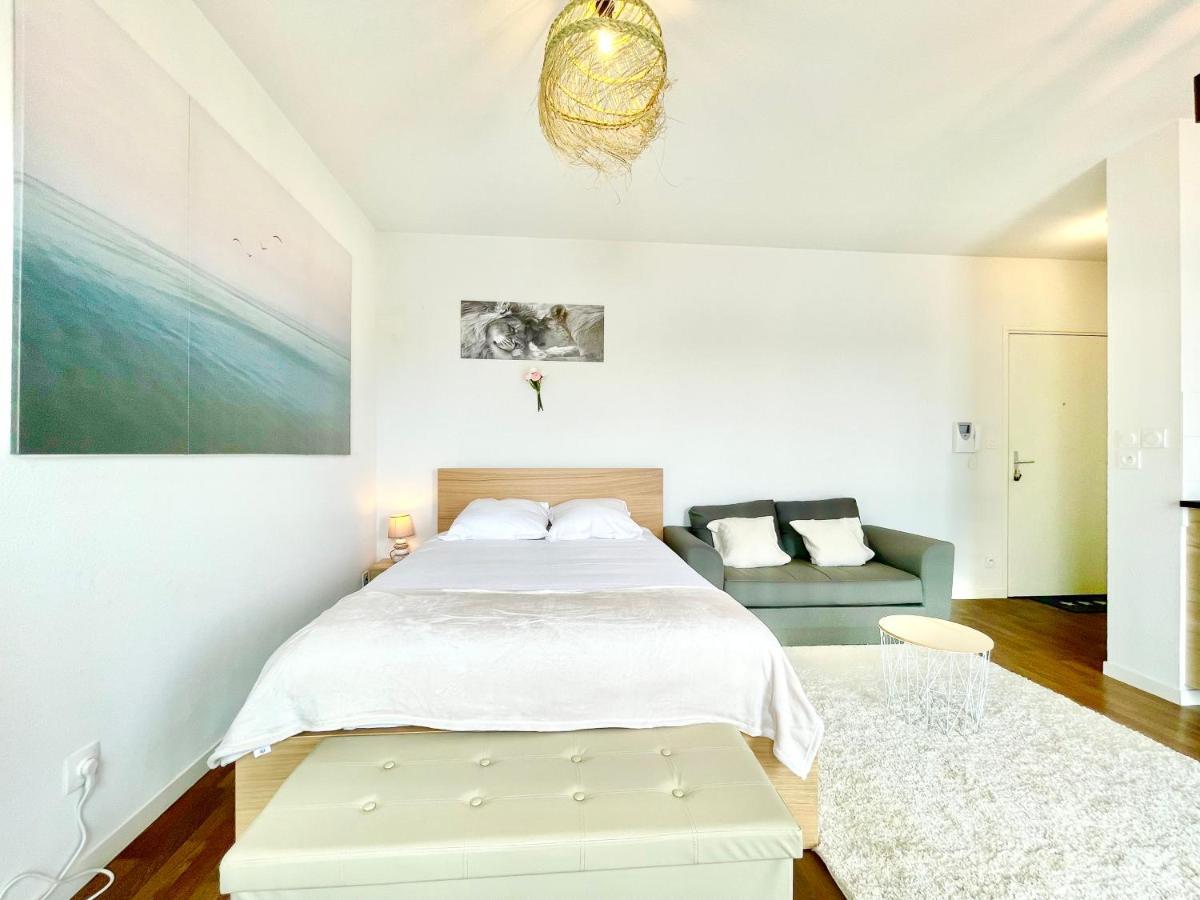 Saint Nazaire - White Lion - Centre Ville - Au Calme - Parking Privatif Aerien - Internet Haut Debit Fibre Bagian luar foto