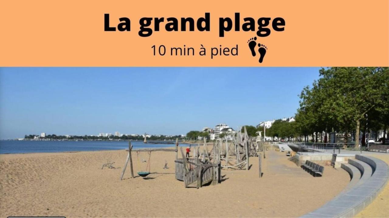 Saint Nazaire - White Lion - Centre Ville - Au Calme - Parking Privatif Aerien - Internet Haut Debit Fibre Bagian luar foto